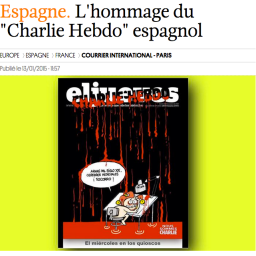 ESPAGNE – L’Hommage du « Charlie Hebdo » espagnol